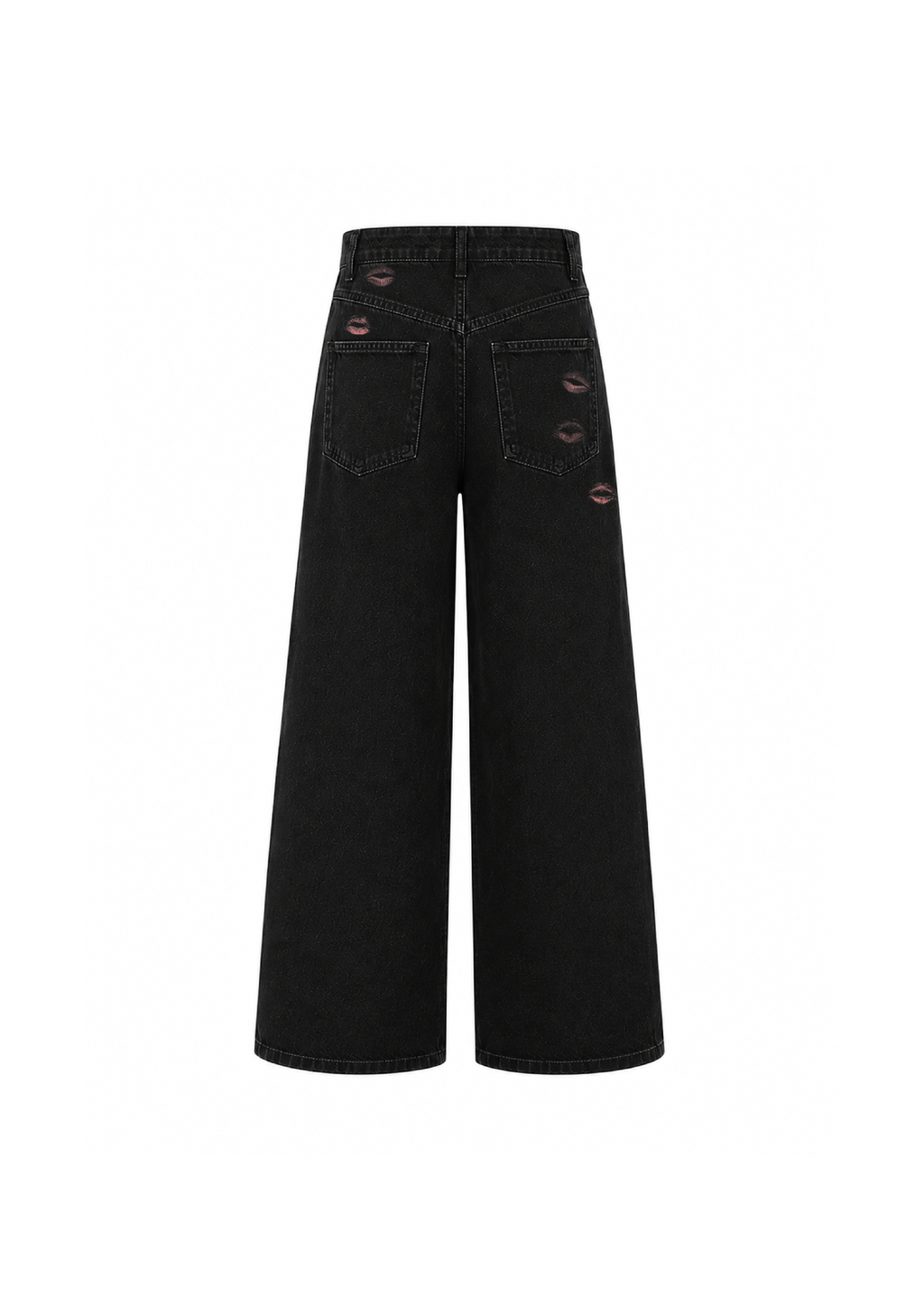 Black denim jeans