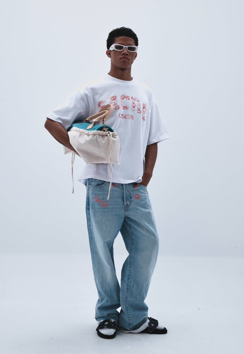 White Sacred Heart T-shirt