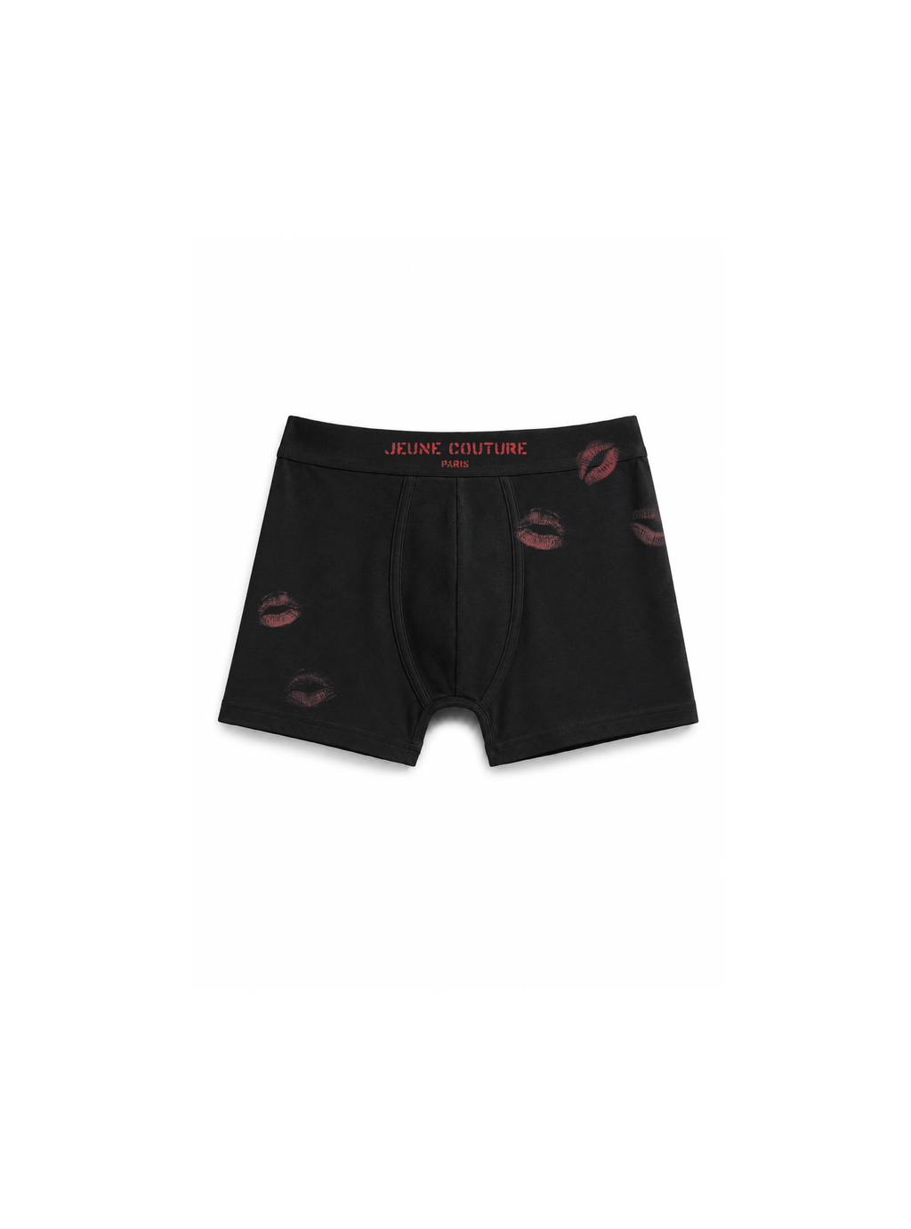 Black/white kiss boxer briefs