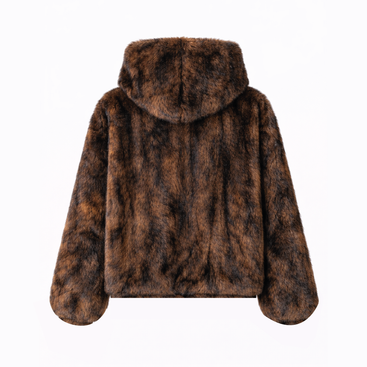Mink fur hoodie