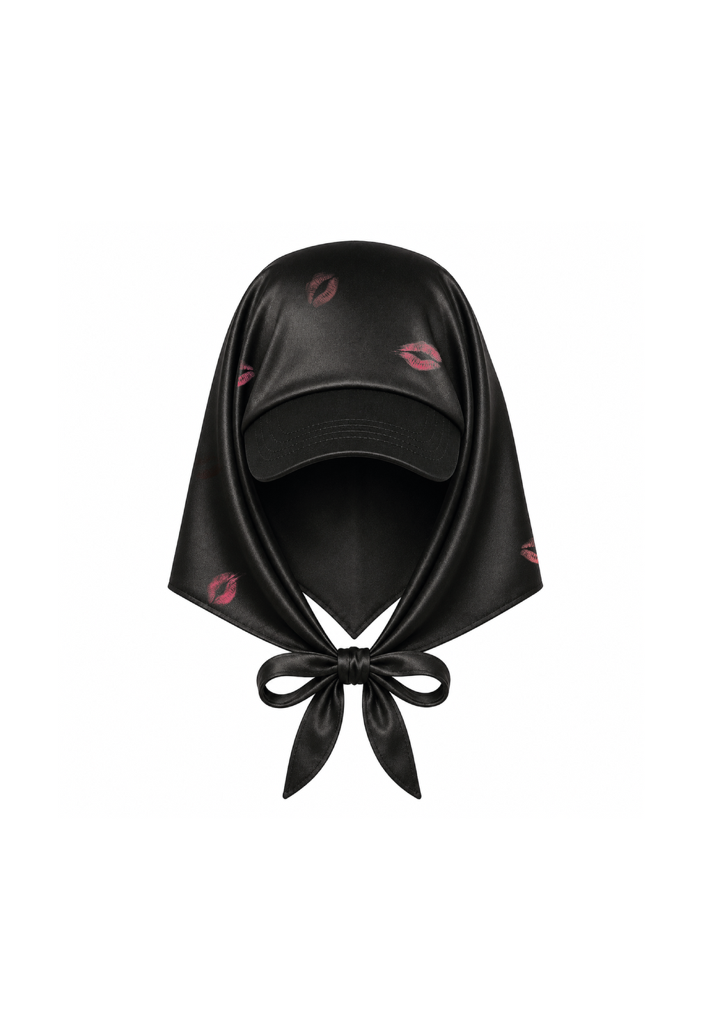 Black silk cap