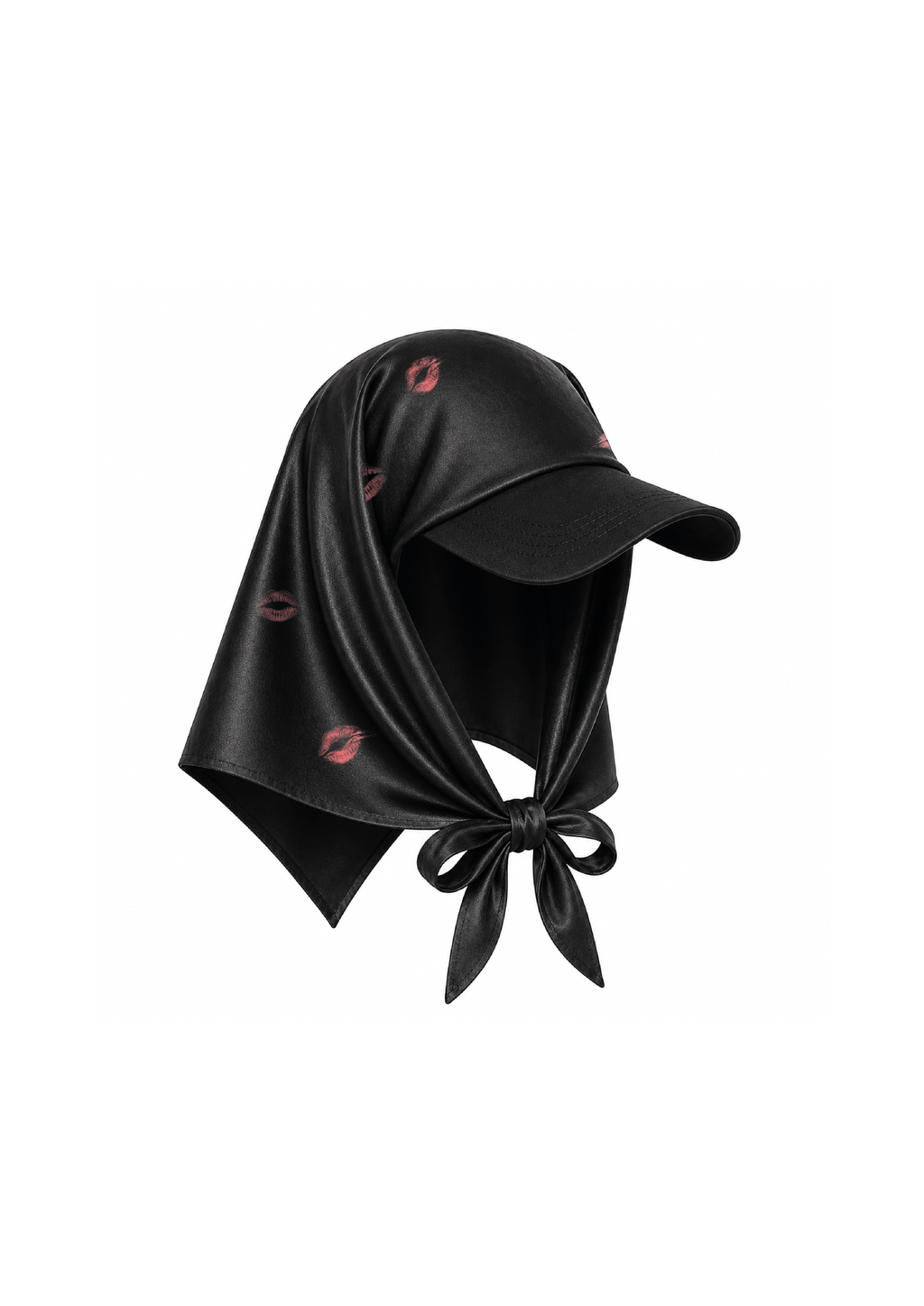 Black silk cap