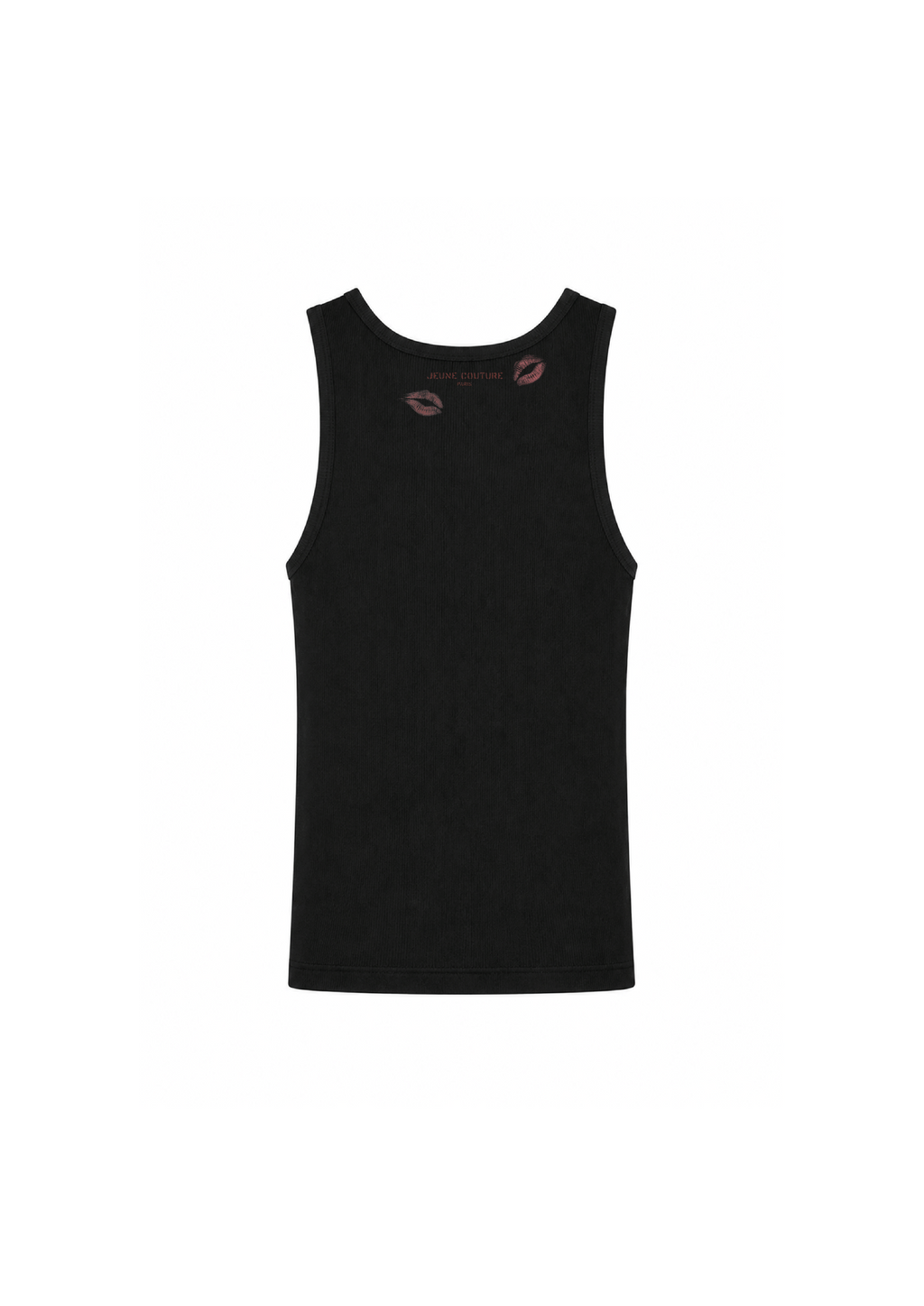 Black kiss tank top