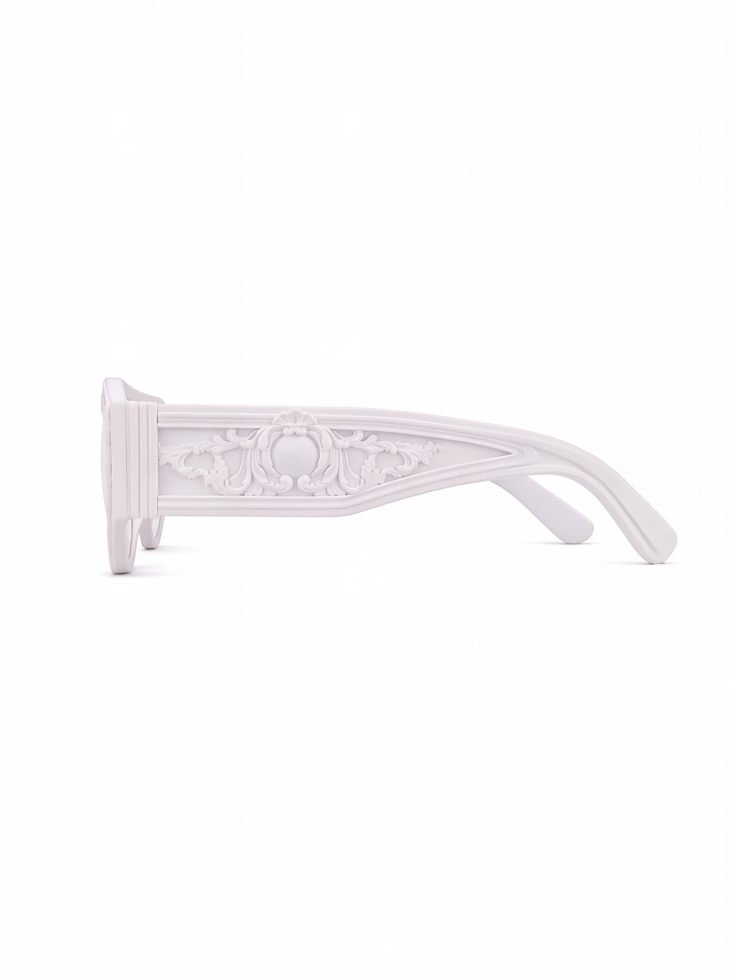 Transparent aviator white