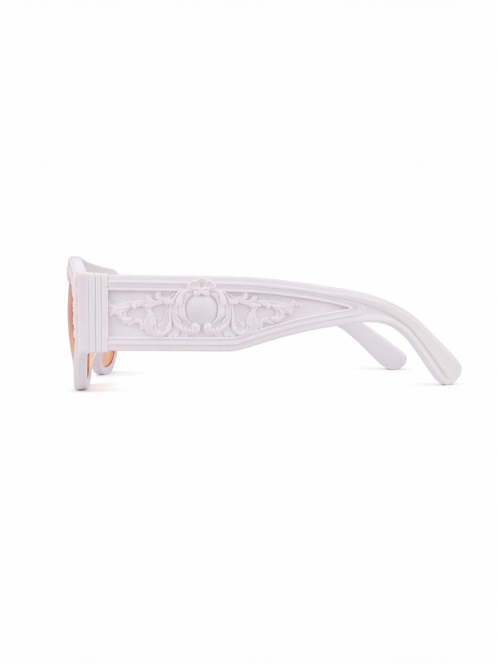 Aviator white orange