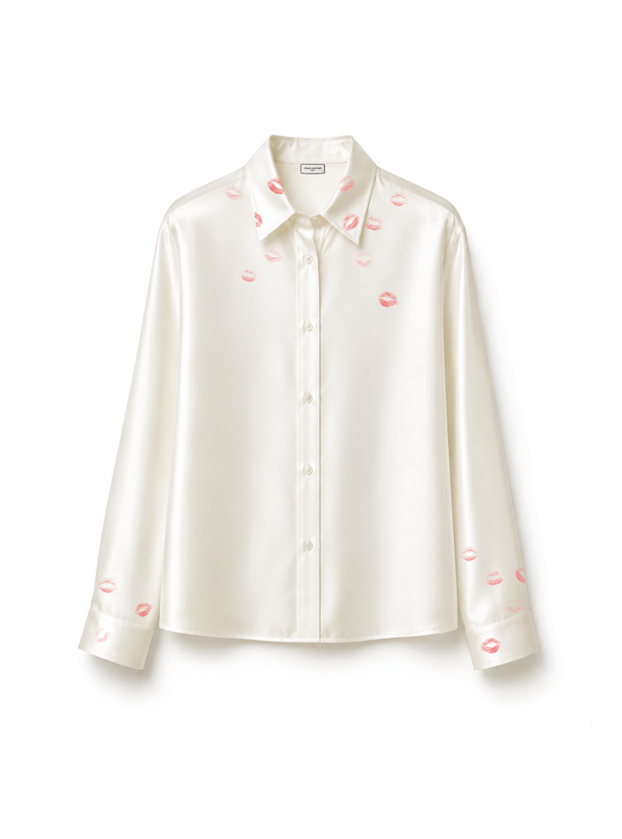 White kiss shirt