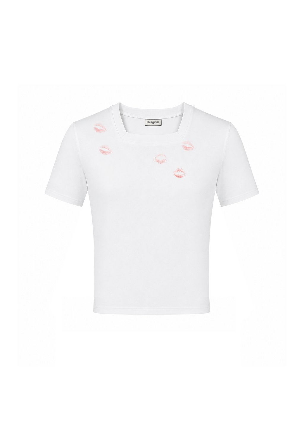White kiss T-shirt